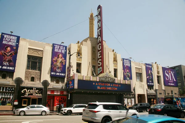 Hollywood California Usa May 2023 Pantages Theater Hollywood California Stage — Stock Photo, Image