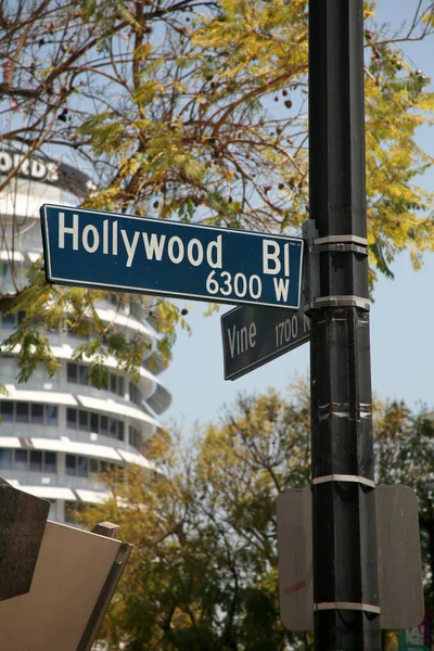 Hollywood Californien Usa Maj 2023 Capital Records Bygning Hollywood California - Stock-foto