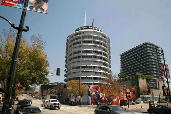 Hollywood California Usa May 2023 Capital Records Building Hollywood California — Stock Photo, Image