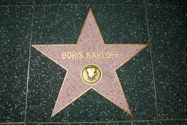 Hollywood California Estados Unidos Mayo 2023 Boris Karloff Star Hollywood — Foto de Stock