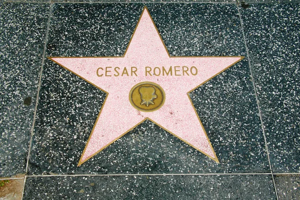 Hollywood California Mayo 2023 Cesar Romero Star Hollywood Walk Fame — Foto de Stock