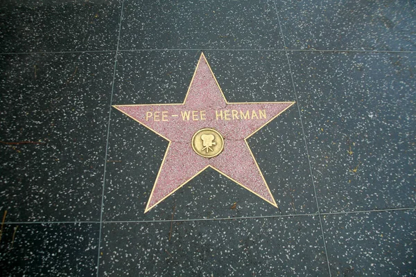 Hollywood California Estados Unidos Mayo 2023 Pee Wee Herman Star — Foto de Stock