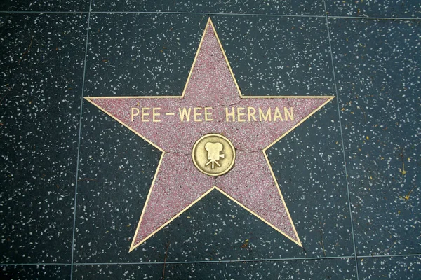 Hollywood California Estados Unidos Mayo 2023 Pee Wee Herman Star — Foto de Stock
