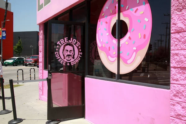 Hollywood Califórnia Eua Maio 2023 Trejo Coffee Donuts Donut Coffee — Fotografia de Stock