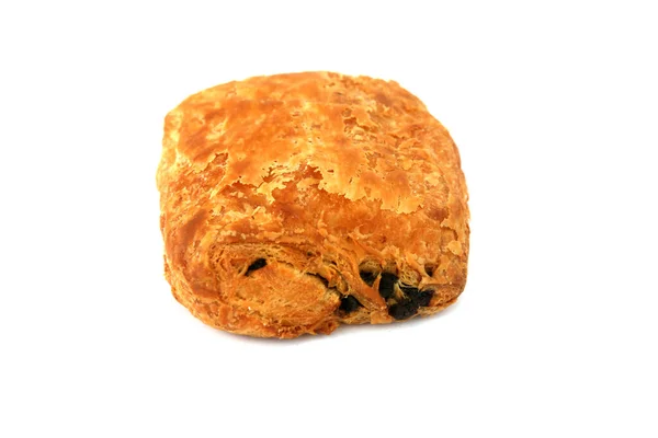 Czekoladowy Rogalik Czekoladowy Croissant Znany Również Jako Pain Chocolate Tradycyjne — Zdjęcie stockowe
