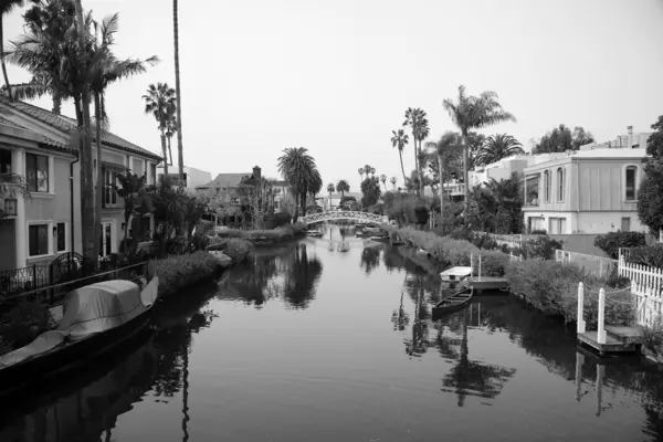 Venice California 2023 Inglês Distrito Histórico Canal Veneza Incorporado Subúrbio — Fotografia de Stock