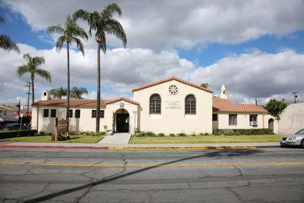 Placentia Kalifornien Usa 2023 Old Town Placentia Public Library Building — Stockfoto