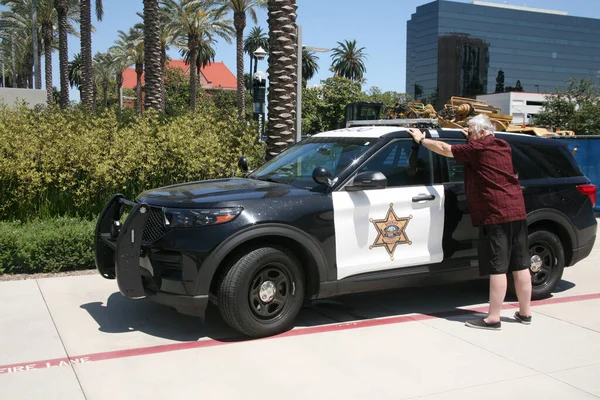 Santa Ana Californië Verenigde Staten Juni 2023 Politieauto Een Politieauto — Stockfoto