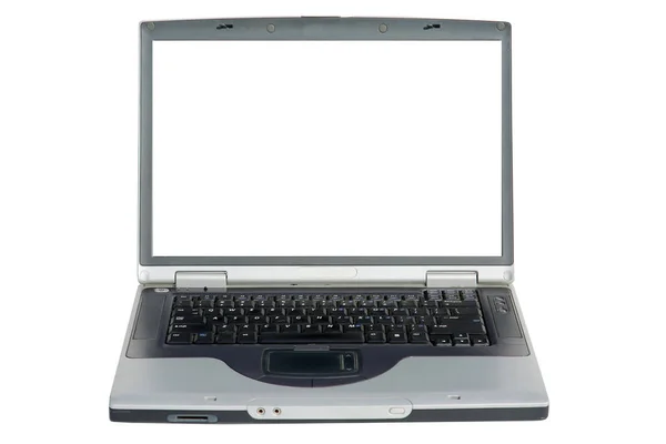 Ноутбук Компьютер Изолирован Белом Фоне — стоковое фото