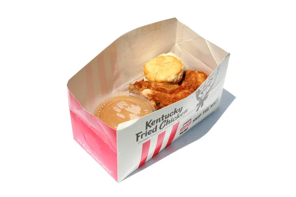 Lake Forest Usa June 2020 Kentucky Fried Chicken Meal Fried — Stock Photo, Image