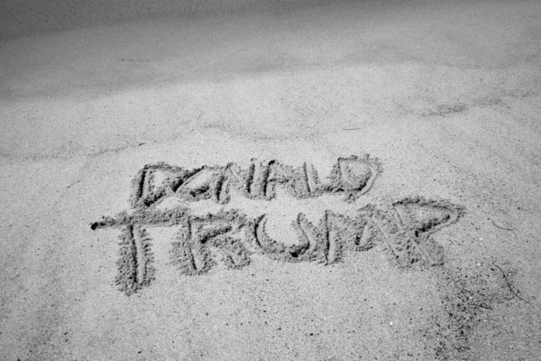 Washington Usa August 2023 Donald Trump Name Donald Trump Written — Stock Photo, Image