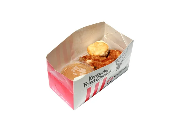 Lake Forest Usa Czerwca 2020 Kentucky Fried Chicken Posiłek Smażonym — Zdjęcie stockowe