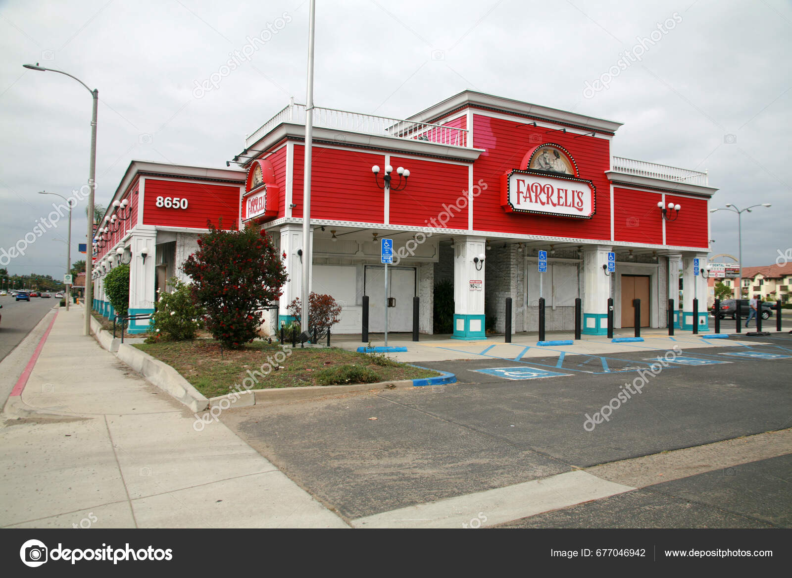 Buena Park California Usa September 2023 Farrell's Ice Cream Parlor