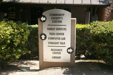 Sokak bilgisi tabelalarının görünümü  