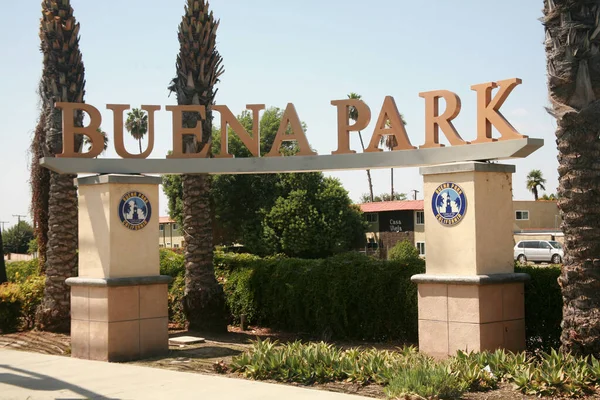 Buena Park Kalifornien Usa September 2023 Buena Park Skylten Stadsskylt — Stockfoto