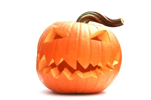Halloween Halloween Pumpa Läskig Jack Lantern Halloween Snidade Pumpa Helgspecial — Stockfoto