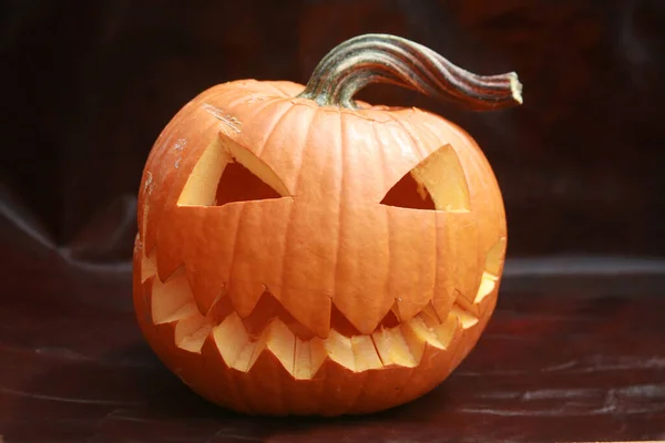 Halloween Halloween Pumpkin Spooky Jack Lantern Halloween Carved Pumpkin Holiday — Stock Photo, Image