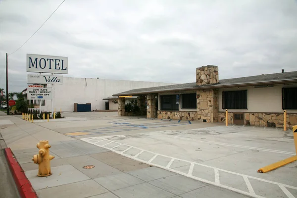Stanton Kalifornien Usa 2023 September Stanton Villa Motel Veckouthyrning Nattliga — Stockfoto
