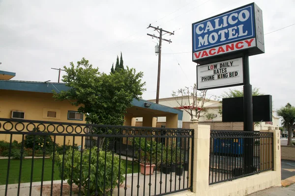 Stanton California Usa September 2023 Calico Motel Calico Motel Anaheim — Stock Photo, Image