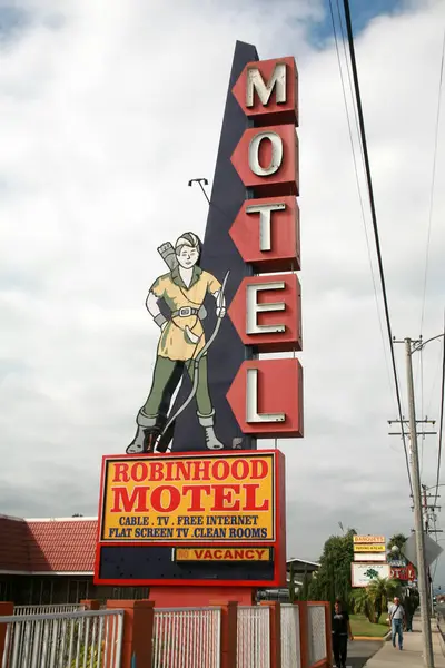 Anaheim California Estados Unidos Septiembre 2023 Robinhood Motel Robinhood Motel —  Fotos de Stock