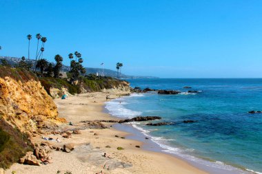 Laguna Sahili, Kaliforniya manzarası. Laguna Sahili Güney Kaliforniya 'da yer almaktadır.. 