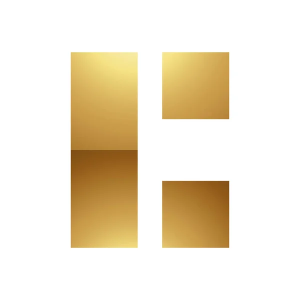 白色背景上的金色字母C符号 图标1 — 图库矢量图片