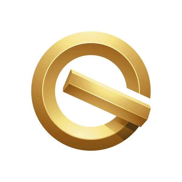Golden Embossed Letter Fundal Alb — Vector de stoc