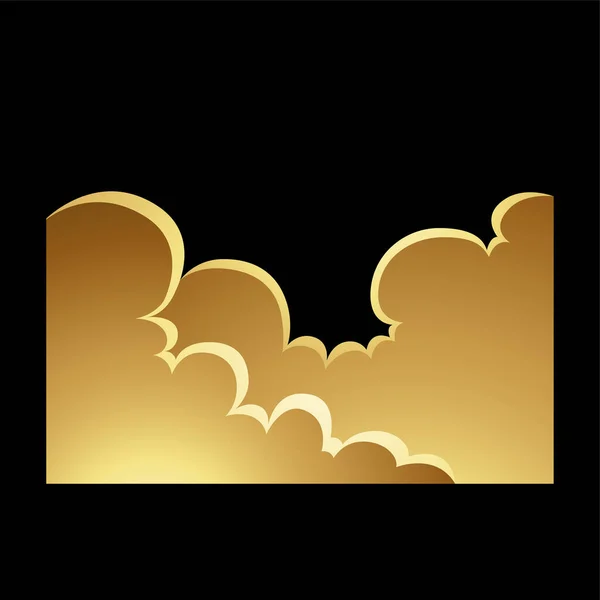 เมฆทองบนพ นหล — ภาพถ่ายสต็อก