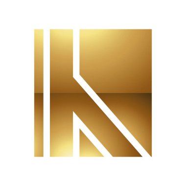 Beyaz Arkaplanda Altın Harf H Sembolü - Simge 9