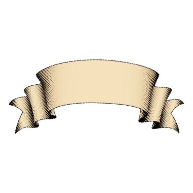 Çizelge Tahtası İşlemeli Bej Doldurmalı Sancak