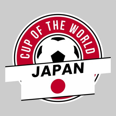 Japon Futbol Turnuvası için Takım Rozeti