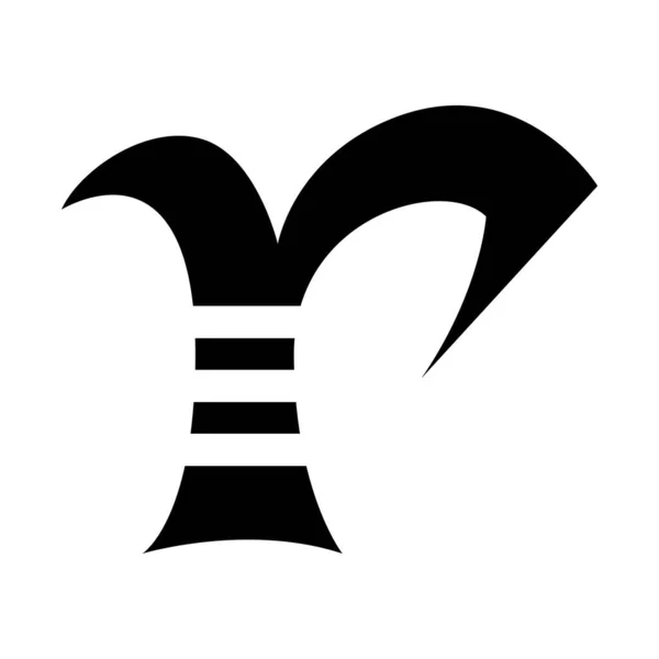 Schwarz Gestreiftes Symbol Auf Weißem Hintergrund — Stockfoto