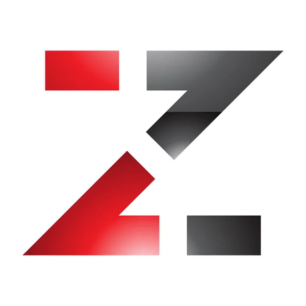 Икона Образной Формы Белом Фоне Красной Черной Блестящими Точками — стоковое фото