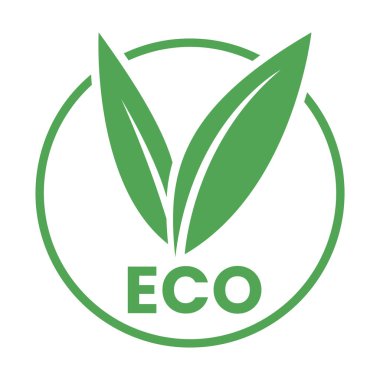 V Biçimli Yeşil Çevre Dostane Simgesi Beyaz Arkaplanda 8 Kişi Bırakıyor