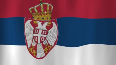 Sırbistan 'ın Ulusal Bayrağını Gölgelerle Dalgalamak