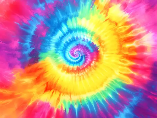 Renkli boyalı kumaş desenleri