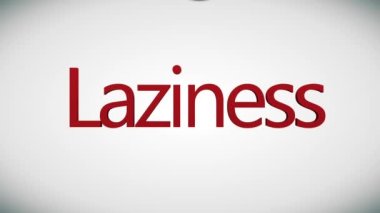 Laziness and responsability concept.Psychological concept.Procrastination and  postponing to work tomorrow, unproductive and excuses concept.