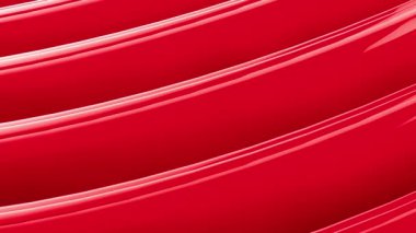 Soyut arkaplan şekilleri. Soyut 3D spiral ya da kırmızı tonda döndür.