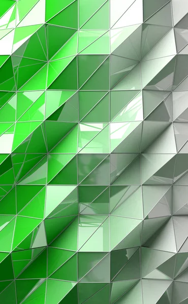 世界環境デーのコンセプト 緑と白の抽象的な背景のデザイン 生態学的背景 3Dイラスト — ストック写真