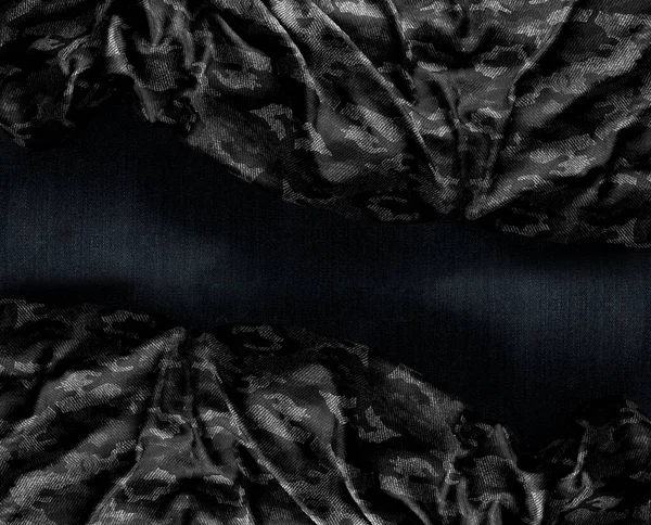 Canvas Textur Detalj Mörker Smooth Elegant Mörkt Silke Eller Satin — Stockfoto