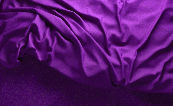 Detalhe Textura Lona Dark Smooth Elegante Seda Escura Cetim Tecido — Fotografia de Stock