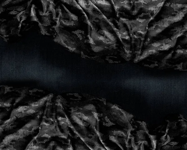 Detalhe Textura Lona Dark Smooth Elegante Seda Escura Cetim Tecido Fotografia De Stock
