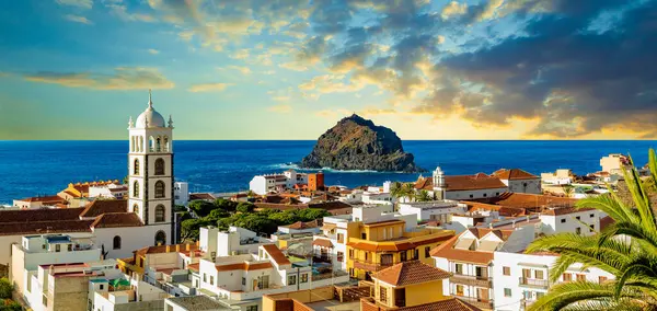 Natur Landschaftlich Reizvolle Meereslandschaft Auf Den Kanarischen Inseln Landschaft Der Stockfoto