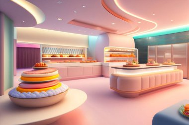 Şekerlemeli çikolata, yapay zekanın yardımıyla yaratılmış harika bir çizim.