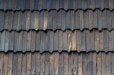 Perspektif ahşap çatı dokusu - Eski ahşap çatı dokusu.