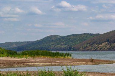 Bakota, Dnistrovske rezervuarı, Dnister nehri, Podilski tovtry Ulusal Parkı, Batı Ukrayna 'nın Khmelnitskiy bölgesi.