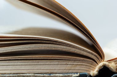 Kitap yığınları üzerine açık bir kitap arka plan shcool çalışma kitabı. Edebiyat, eğitim ve kitap yayıncılığı kavramı. Metin için boş alan.
