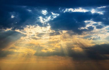 Gökyüzünün arka planı, gökyüzü renklidir..