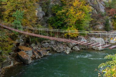 Asma köprü, maceraya giden yol, diğer tarafa geçmek..