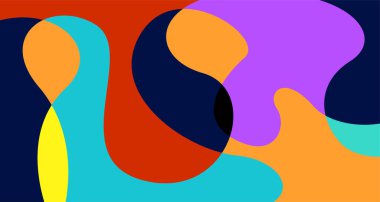 Abstract liquid shape. Fluid geometric design. Isolated gradient waves with geometric lines, dots, batik Indonesia pattern. Vector illustration design.